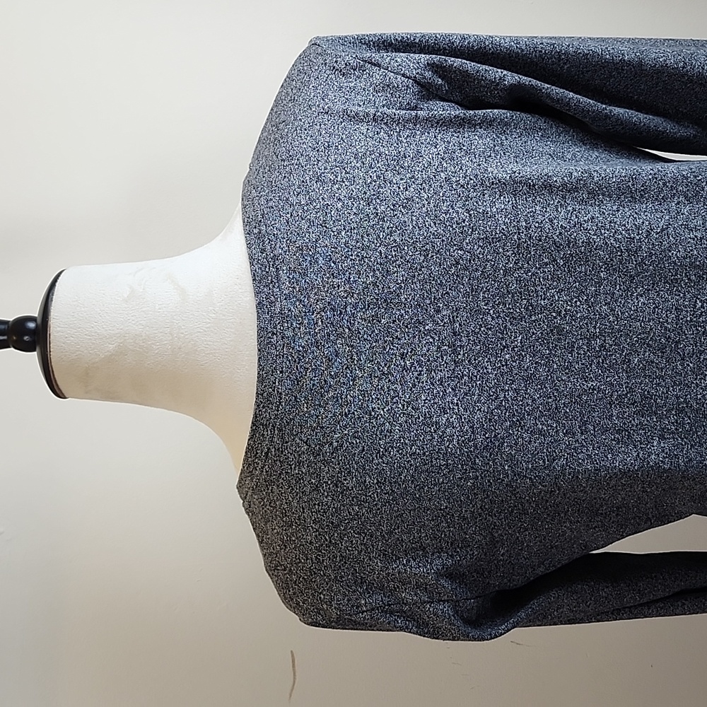 Eddie Bauer Women Black and White Speckled Long Sleeve V Neck Shirt, Size Large - Picture 5 of 12